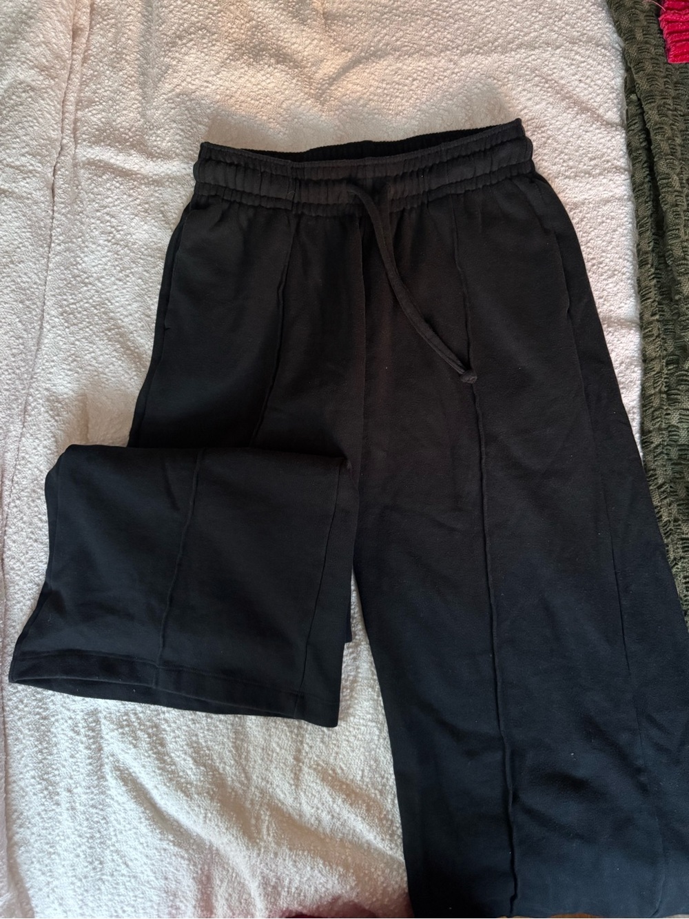 Sub_Urban Riot Black Jogger Sweatpants with Drawstring